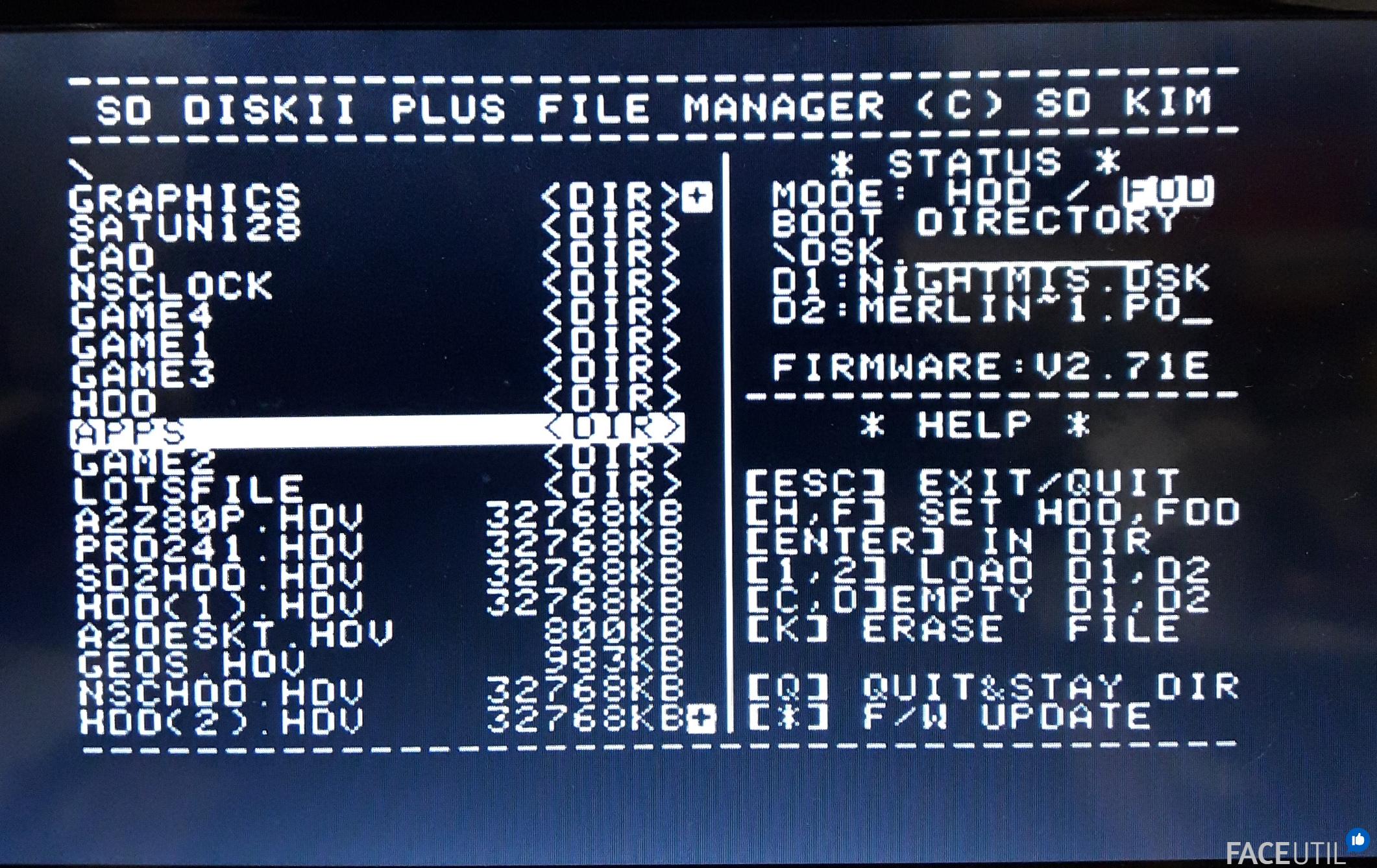 ◆ SD DISK II Emulator